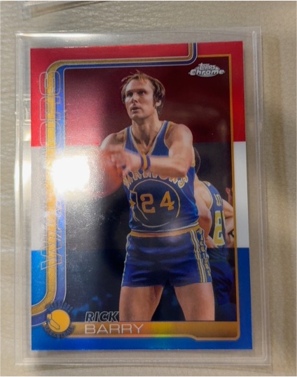 2025-26 Topps Chrome #249 Rick Barry — front