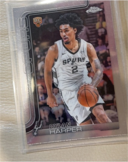 2025-26 Topps Chrome #252 Dylan Harper — front