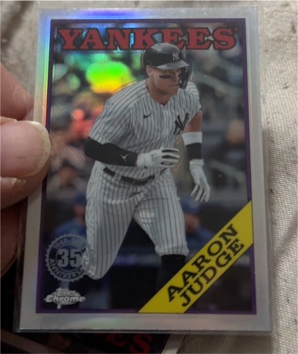 2023 Topps Chrome Update 1988 #88CU-1 Aaron Judge — front