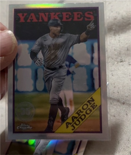 2023 Topps Chrome 1988 Topps #88BC-1 Aaron Judge — front