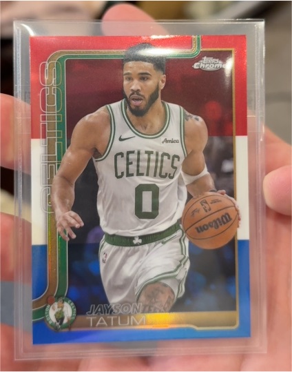 2025-26 Topps Chrome #49 Jayson Tatum — front