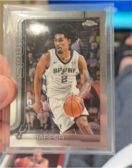 2025-26 Topps Chrome #252 Dylan Harper — front