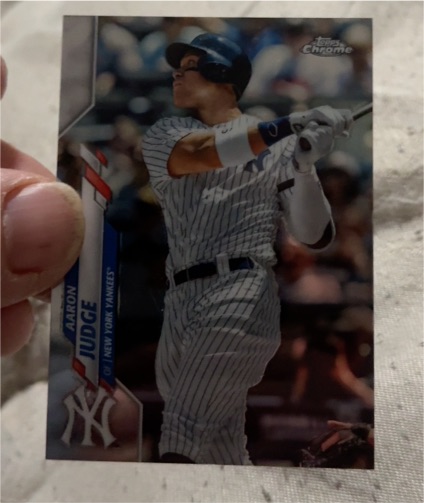 2020 Topps Chrome #50 Aaron Judge — front