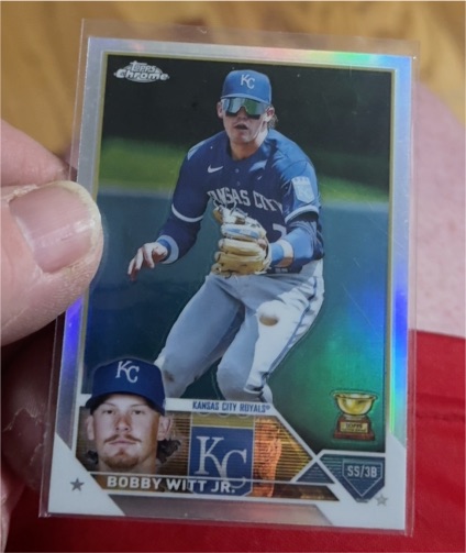 2023 Topps Chrome #176 Bobby Witt Jr. — front