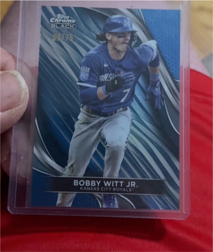 2024 Topps Chrome Black #72 Bobby Witt Jr. — front