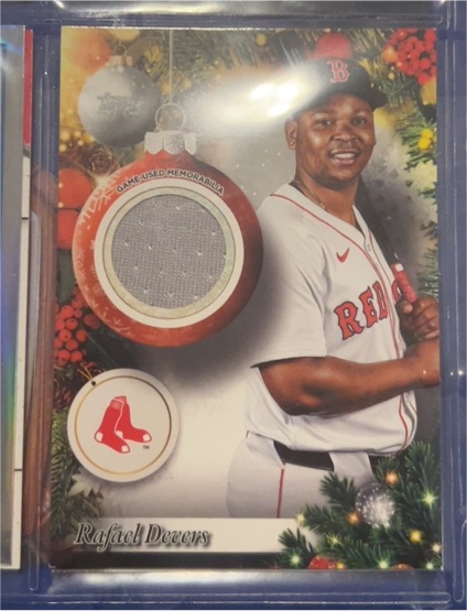 2025 Topps Holiday #PR-RD Rafael Devers — front