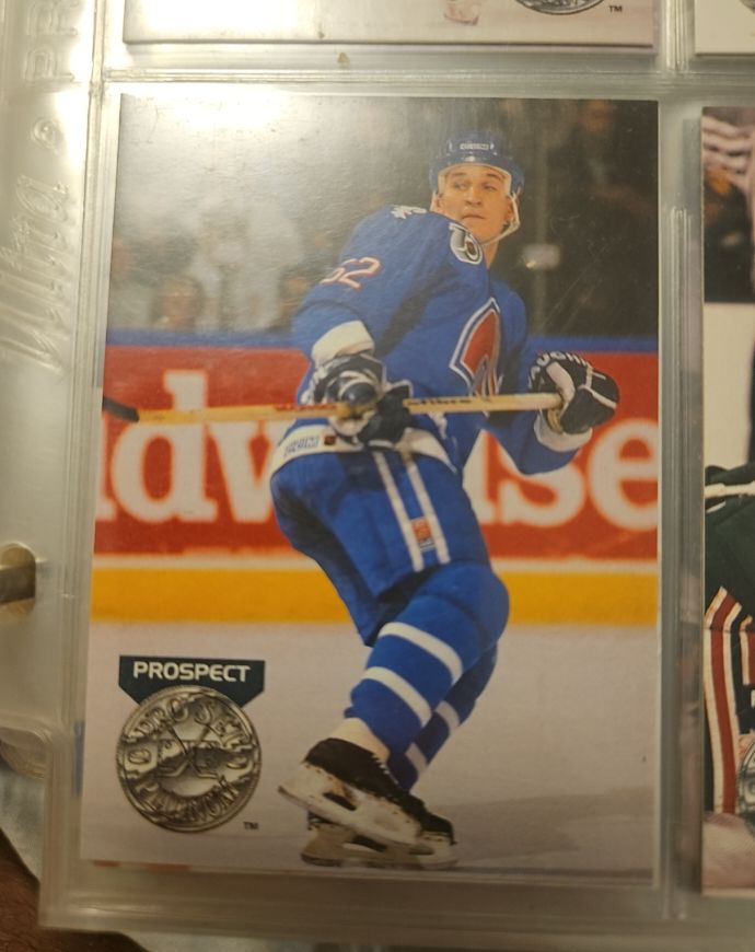 1991-92 Pro Set Platinum #268 Adam Foote Quebec Nordiques — front