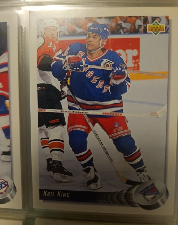 1992-93 Upper Deck #78 Kris King — front