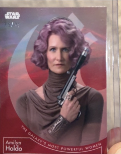 2022 Topps Star Wars The Galaxy's Most Powerful Women #8 Amilyn Holdo — front
