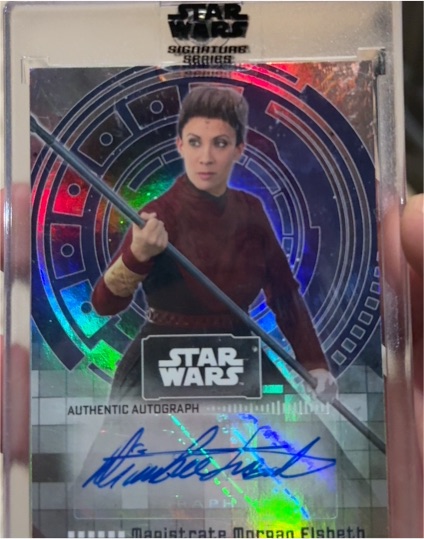 2022 Topps Star Wars Signature Series #A-DI Diana Lee Inosanto Magistrate Morgan Elsbeth Auto — front