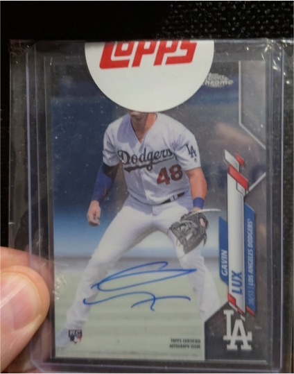 2020 Topps Chrome #RA-GL Gavin Lux — front