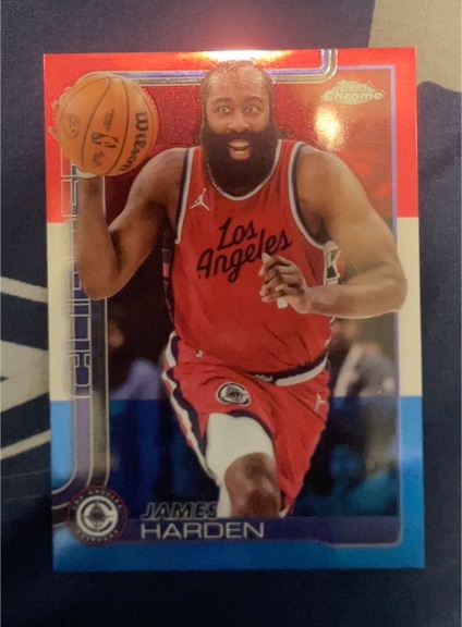 2025-26 Topps Chrome #54 James Harden — front
