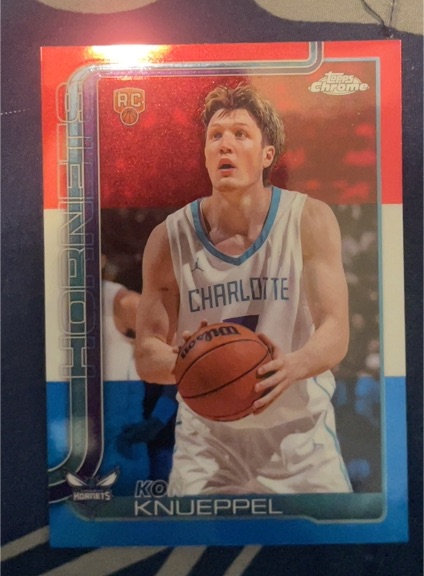 2025-26 Topps Chrome #254 Kon Knueppel — front