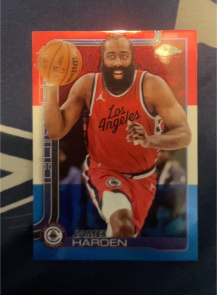 2025-26 Topps Chrome #54 James Harden — front