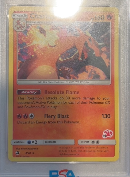 2018 Pokemon TCG Dragon Majesty #3 Charizard — front