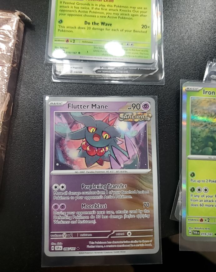 2024 Pokémon TCG Surging Sparks #096 Flutter Mane — front