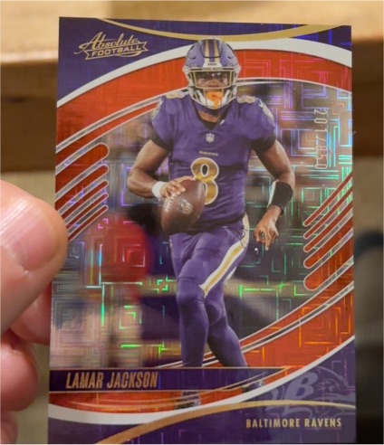 2025 Panini Absolute Football #97 Lamar Jackson — front