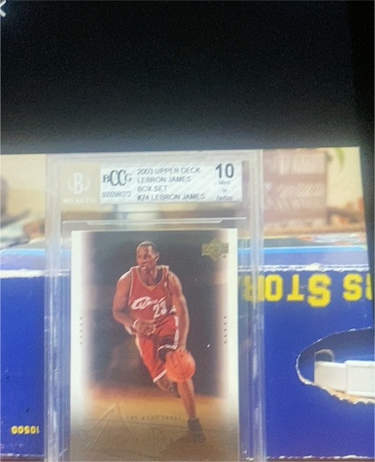 2003 Upper Deck LeBron James #24 — front