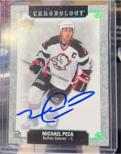 1999 Upper Deck Chronology Michael Peca — front