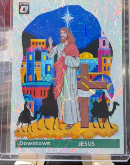 2023 Donruss Optic Downtown Jesus — front
