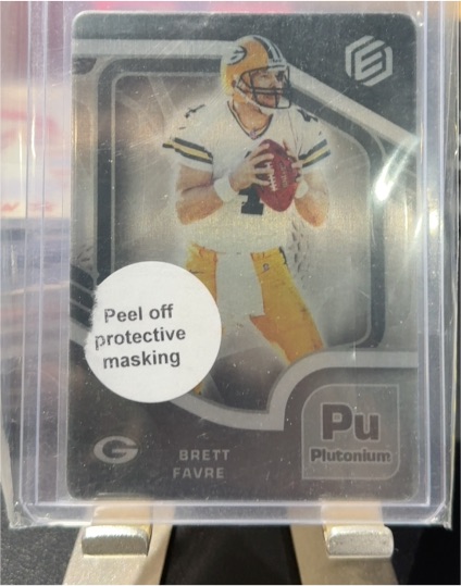 2021 Panini Elements Plutonium #Pu Brett Favre — front