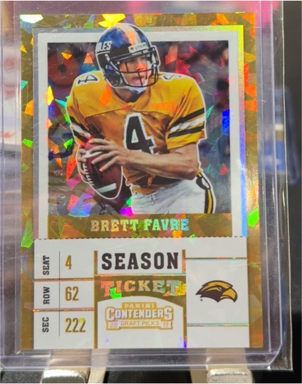 2017 Panini Contenders Draft Picks #15 Brett Favre — front