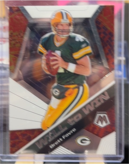 2020 Panini Mosaic #WW12 Brett Favre Will to Win — front