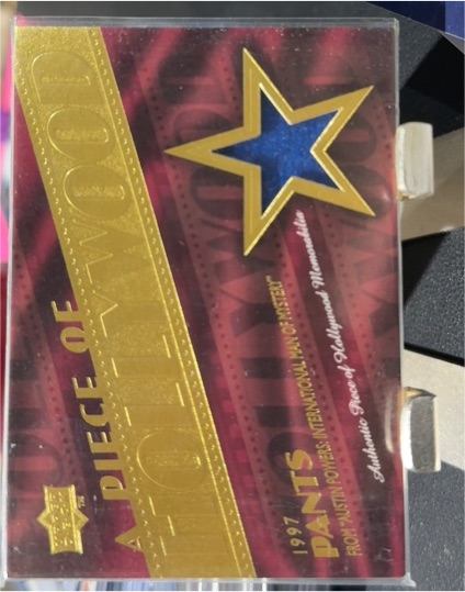2008 Upper Deck A Piece of History Hollywood #HM-22 Denzel Washington Pants Relic — front