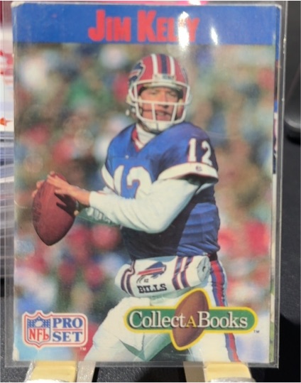 1990 Pro Set Collect-A-Books #NNO Jim Kelly — front