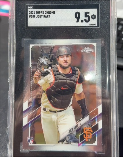 2021 Topps Chrome #109 Joey Bart — front