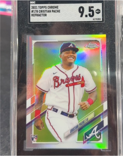 2021 Topps Chrome #178 Cristian Pache Refractor — front