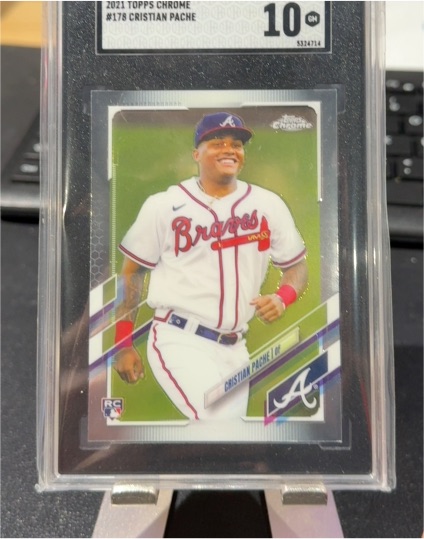 2021 Topps Chrome #178 Cristian Pache — front