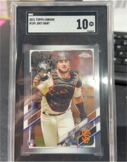 2021 Topps Chrome #109 Joey Bart — front