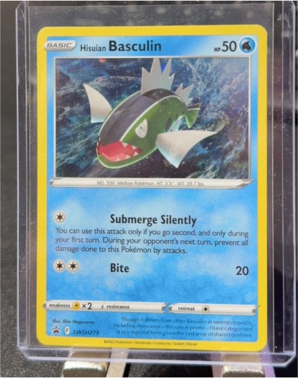 2022 Pokémon SWSH273 Hisuian Basculin — front