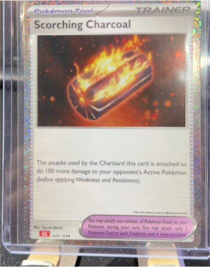 2023 Pokémon Classic Collection #026 Scorching Charcoal — front