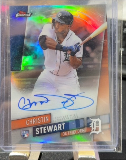 2019 Topps Finest #FA-CST Christin Stewart — front