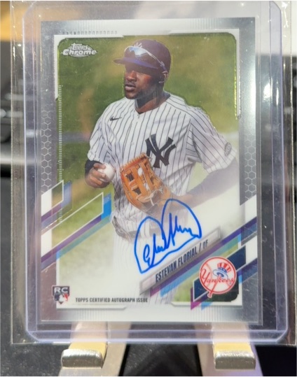 2021 Topps Chrome #RA-EF Estevan Florial — front
