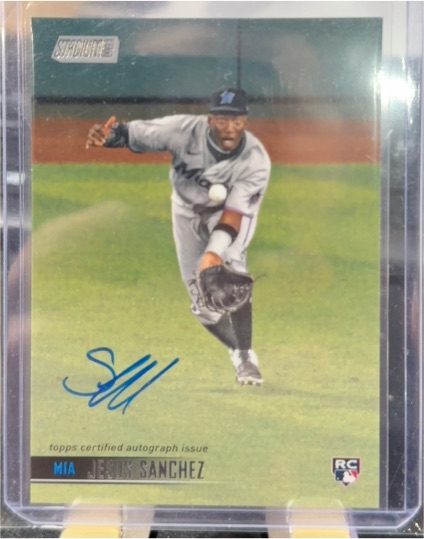 2021 Topps Stadium Club #SCBA-JSA Jesus Sanchez — front