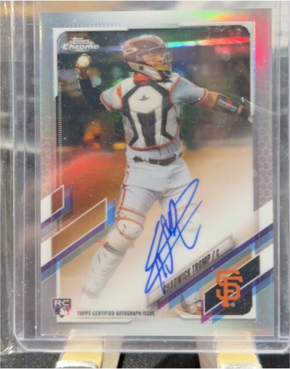 2021 Topps Chrome #RA-CT Chadwick Tromp Rookie Autograph — front
