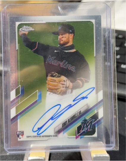 2021 Topps Chrome #RA-EA Eddy Alvarez — front