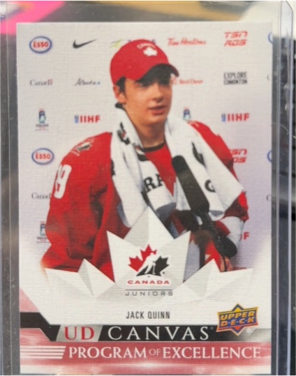 2022-23 Upper Deck UD Canvas Program of Excellence #C266 Jack Quinn — front