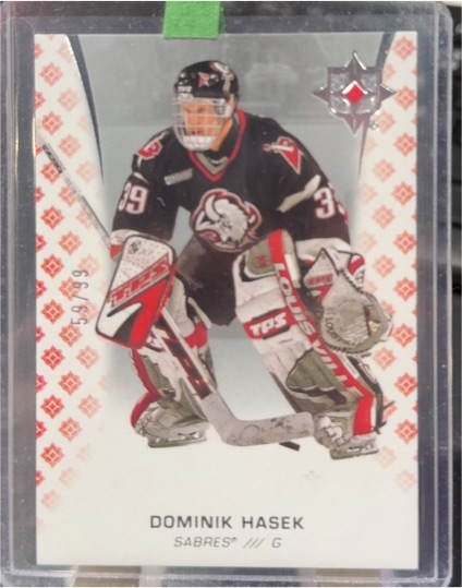 2020-21 Upper Deck Ultimate Collection #99 Dominik Hasek — front