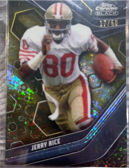 2023 Topps Composite Chrome Black #146 Jerry Rice — front