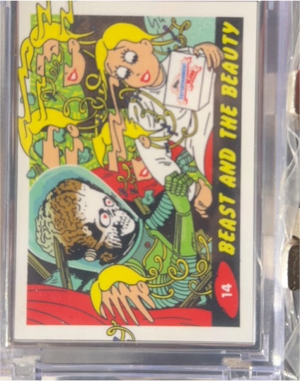2022 Topps X Ermsy Entertainment Blend #14 Beast and the Beauty — front