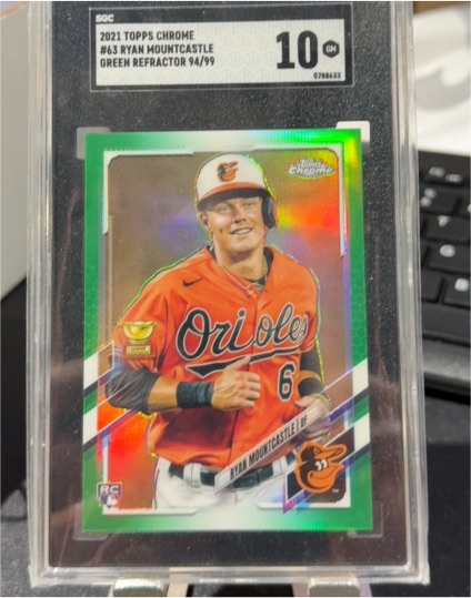 2021 Topps Chrome #63 Ryan Mountcastle — front