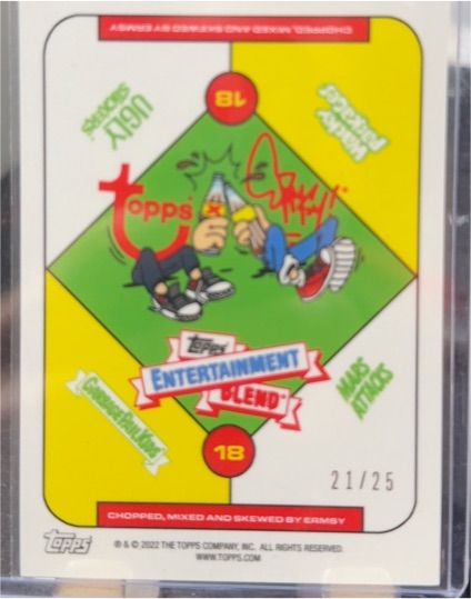 2022 Topps x Ermsy Entertainment Blend #18 — front
