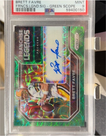 2020 Panini Prizm Franchise Legends #FRNCS.LGND.SIG Brett Favre — front