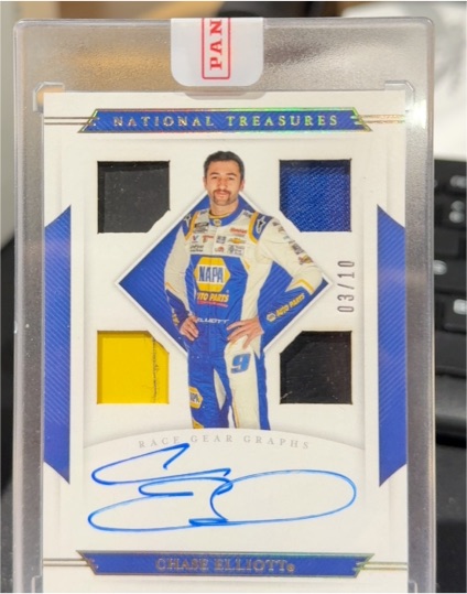 2021 Panini National Treasures #14 Chase Elliott — front