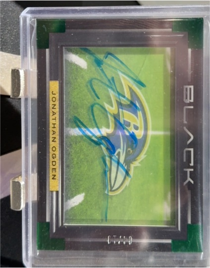 2015 Leaf Masterpiece Cut Signature Jonathan Ogden — front