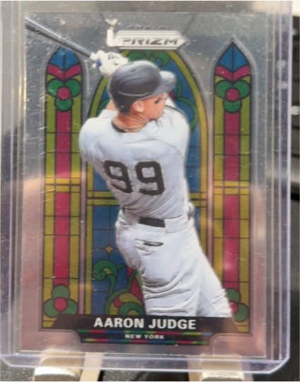2021 Panini Prizm Stained Glass #SG-5 Aaron Judge — front